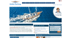 Desktop Screenshot of goldenyachting.com